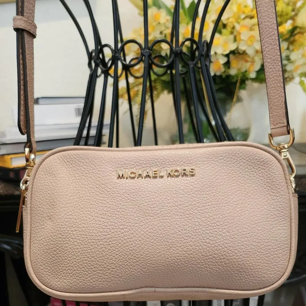 Michael Kors pebbled leather crossbody bag